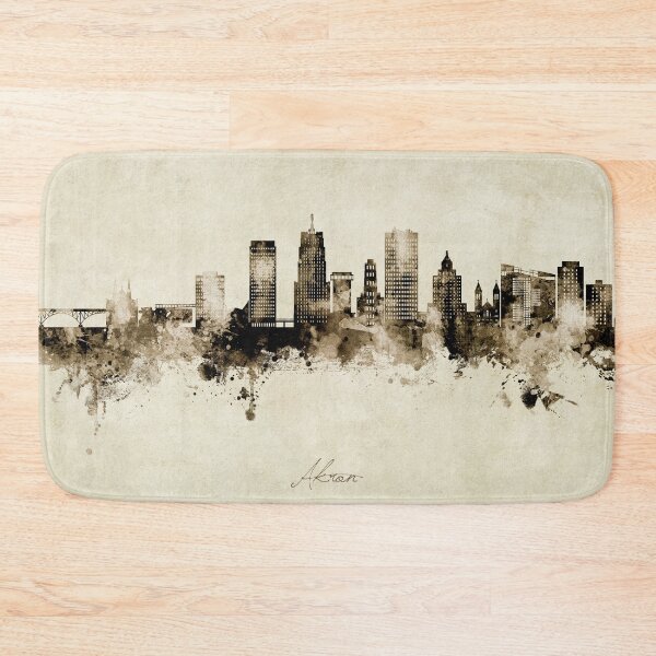 Item preview, Akron Ohio Skyline designed and sold by ArtPrints.