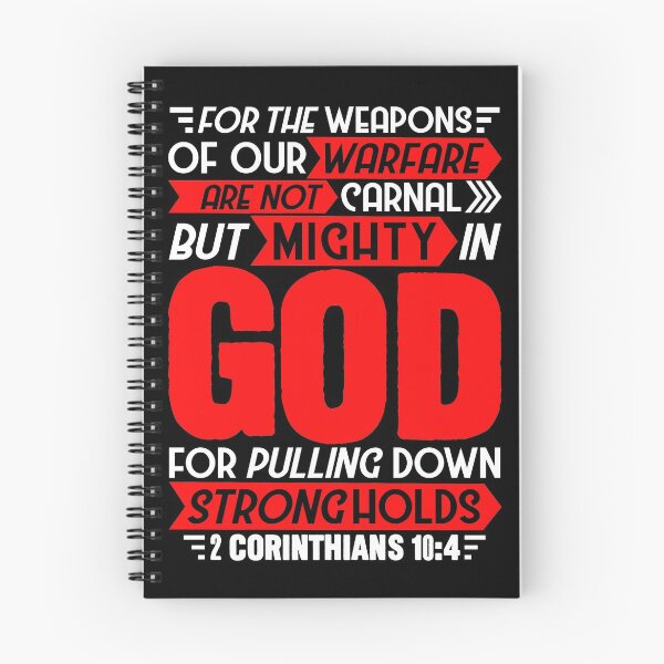 Item preview, 2 Corinthians 10:4 For The Weapons Of Our Warfare Are Not Carnal designed and sold by plushism.