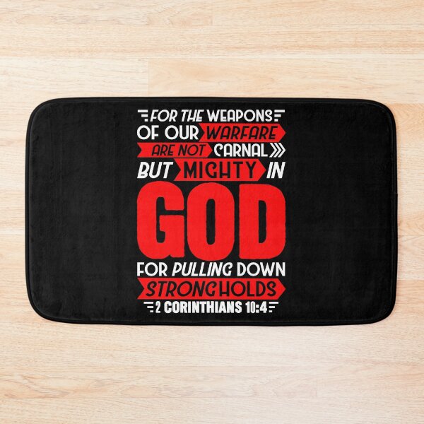 Item preview, 2 Corinthians 10:4 For The Weapons Of Our Warfare Are Not Carnal designed and sold by plushism.