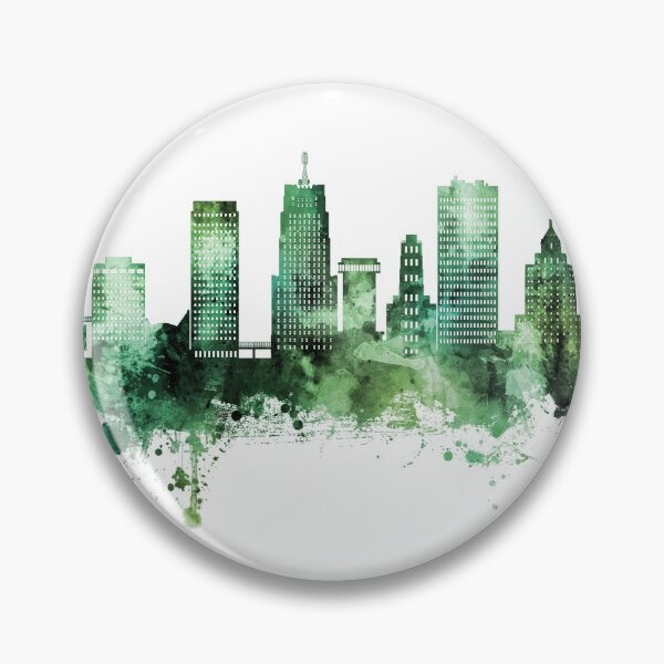 Item preview, Akron Ohio Skyline designed and sold by ArtPrints.