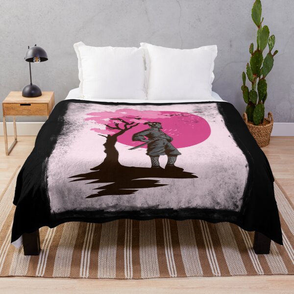 Item preview, Pink Japanese Vintage Cherry Blossom Sakura Samurai designed and sold by FalkDania.