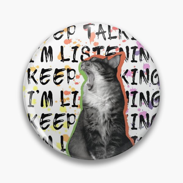 Artikelvorschau, Keep Talking I'm Listening entworfen und verkauft von Typography & Streetwear.