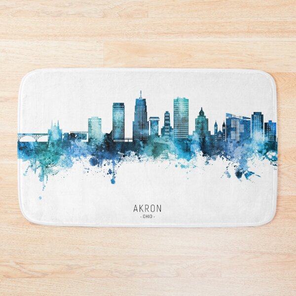 Item preview, Akron Ohio Skyline designed and sold by ArtPrints.