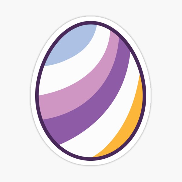 Item preview, Egg | Purple Orange | Stripes designed and sold by Wintre2.