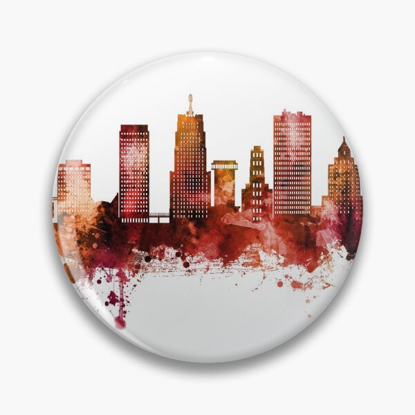 Item preview, Akron Ohio Skyline designed and sold by ArtPrints.