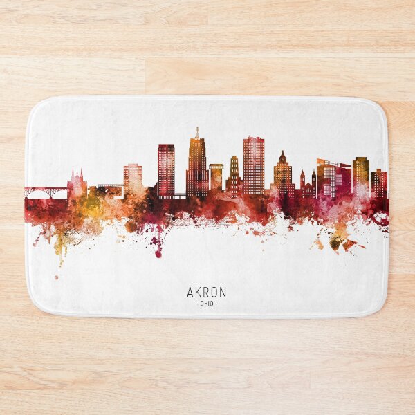Item preview, Akron Ohio Skyline designed and sold by ArtPrints.