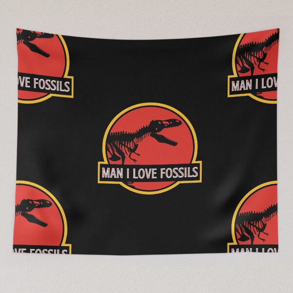 Item preview, Man I Love Fossils | Dinosaur | Jurassic designed and sold by itsokaybyme.