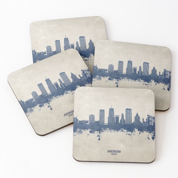 Item preview, Akron Ohio Skyline designed and sold by ArtPrints.