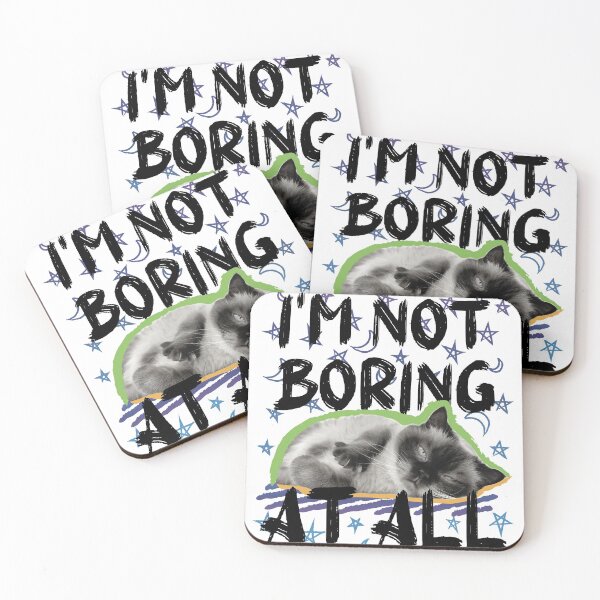 Item preview, I'm Not Boring At All designed and sold by Typography & Streetwear.