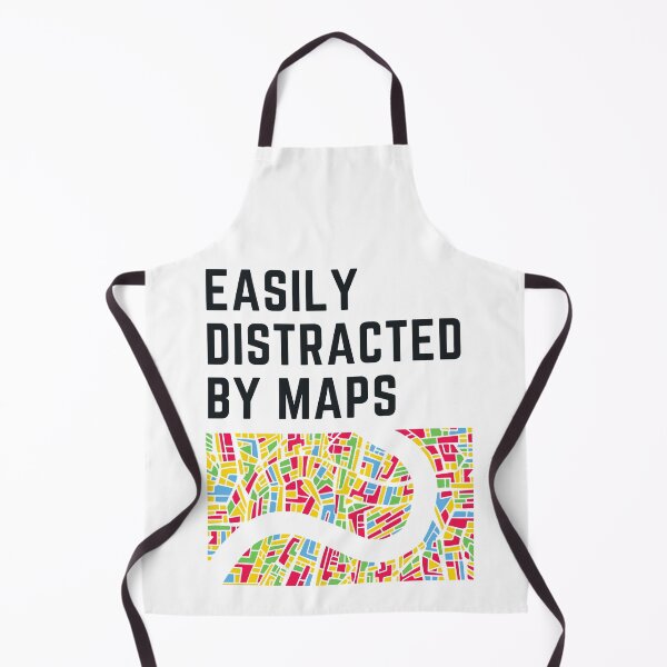 Item preview, Easily distracted by maps designed and sold by anphinasdesigns.
