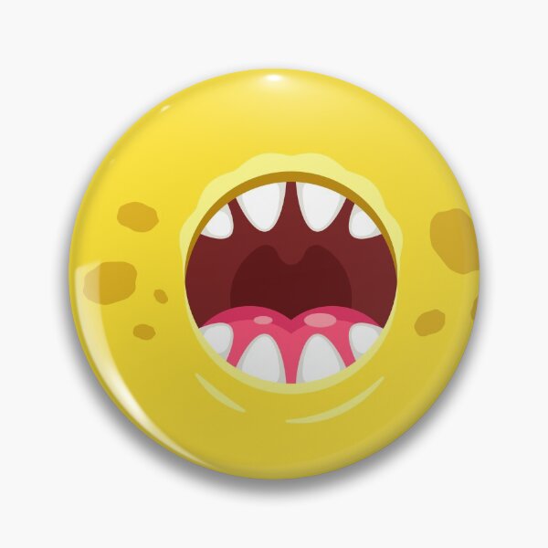 Item preview, Funny Cartoon Monster Teeth Mouth - Yellow Kids designed and sold by CaratCo.