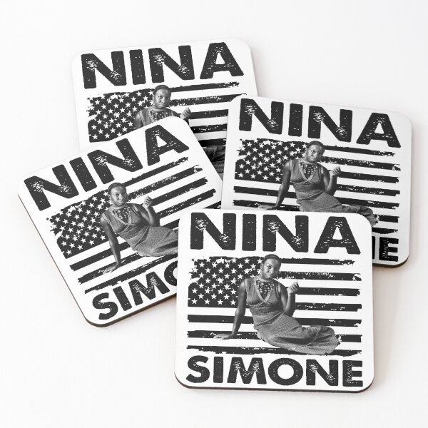 Item preview, Retro American Flag Nina blues Simone Music Gift designed and sold by hallholly.