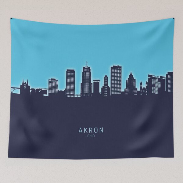 Item preview, Akron Ohio Skyline designed and sold by ArtPrints.