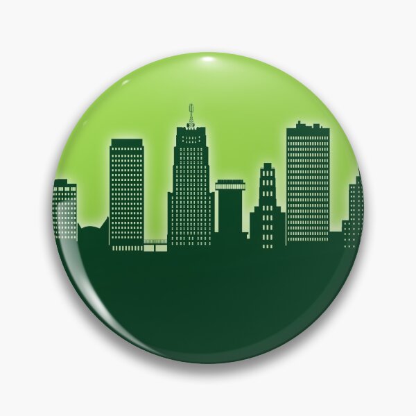 Item preview, Akron Ohio Skyline designed and sold by ArtPrints.
