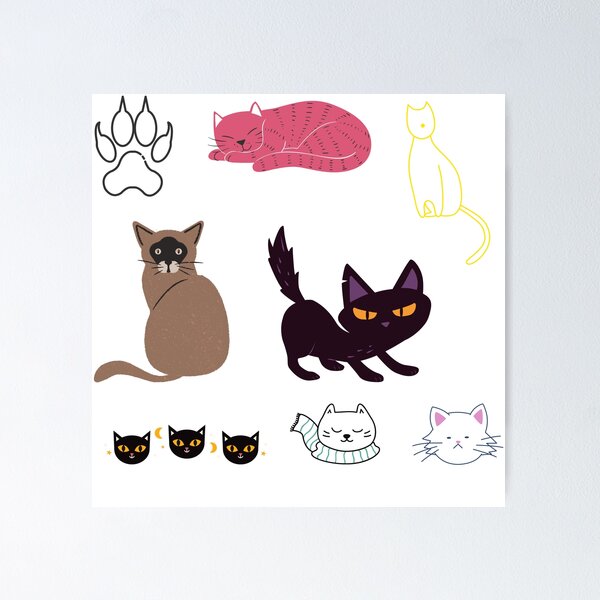 Item preview, Cats designed and sold by Mirasy.