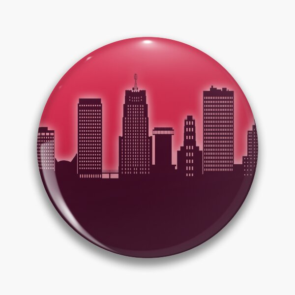 Item preview, Akron Ohio Skyline designed and sold by ArtPrints.