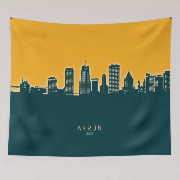 Item preview, Akron Ohio Skyline designed and sold by ArtPrints.