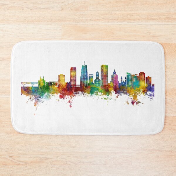 Item preview, Akron Ohio Skyline designed and sold by ArtPrints.