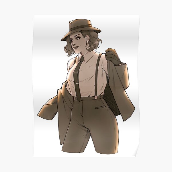 Lady Dimitrescu in a suit Poster