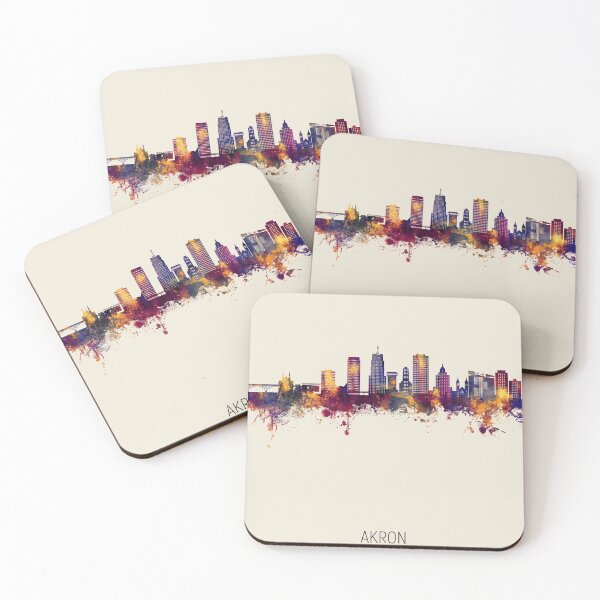 Item preview, Akron Ohio Skyline designed and sold by ArtPrints.