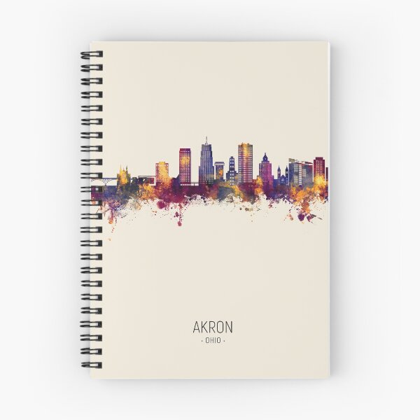 Item preview, Akron Ohio Skyline designed and sold by ArtPrints.