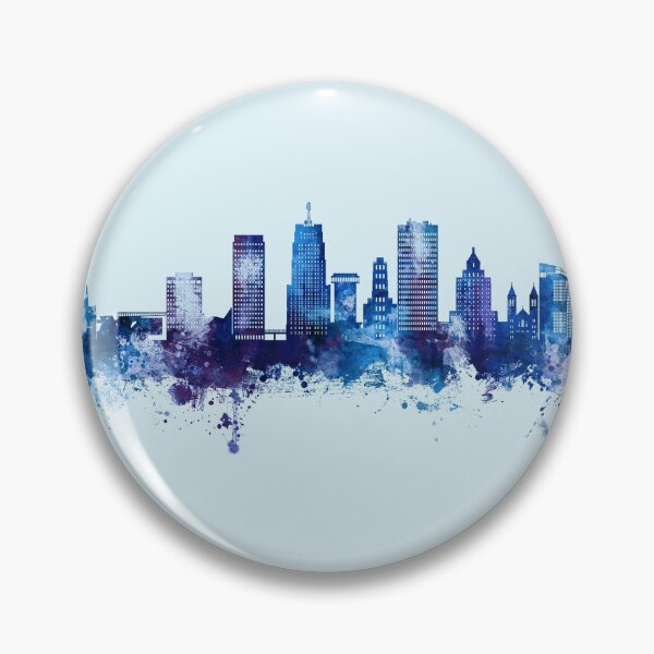 Item preview, Akron Ohio Skyline designed and sold by ArtPrints.