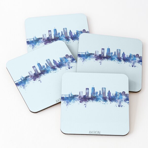Item preview, Akron Ohio Skyline designed and sold by ArtPrints.
