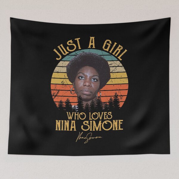 Item preview, Just A Girl Who Loves Nina Simone designed and sold by hallholly.