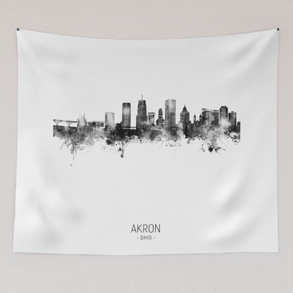 Item preview, Akron Ohio Skyline designed and sold by ArtPrints.