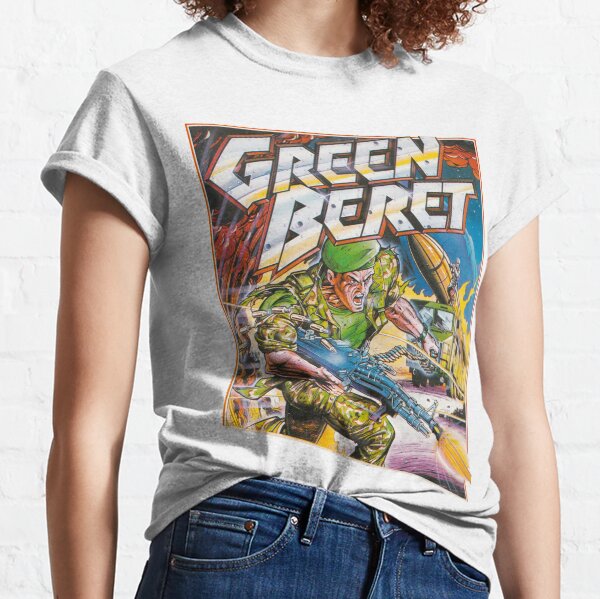 Videojuego Konami Green Beret Camiseta clásica