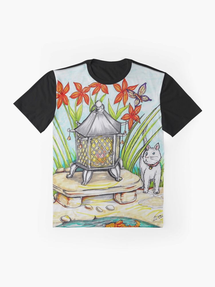 Alternate view of Japanese Lantern Graphic T-Shirt