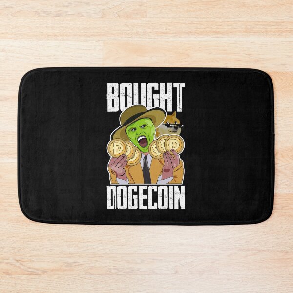 Item preview, Dogecoin, THE MASK Parody, Fan Art, I bought Dogecoin, Dogecoin to the moon, Funny Dogecoin T-Shirt Design designed and sold by ShaykhUmer.