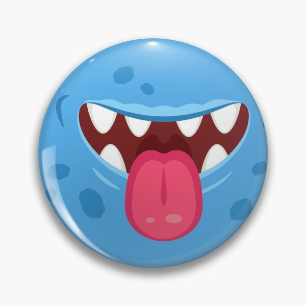 Item preview, Funny Cartoon Monster Teeth Mouth - Blue Kids designed and sold by CaratCo.