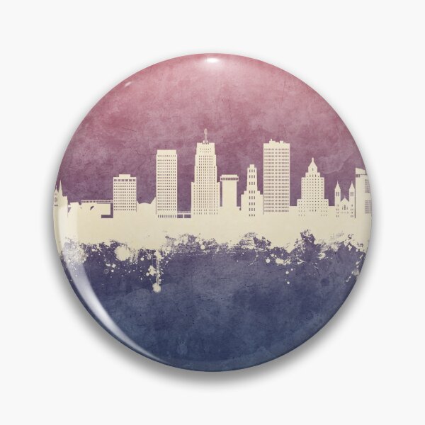 Item preview, Akron Ohio Skyline designed and sold by ArtPrints.