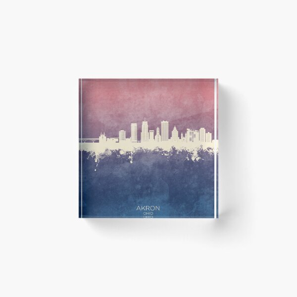Item preview, Akron Ohio Skyline designed and sold by ArtPrints.
