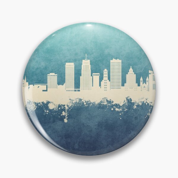 Item preview, Akron Ohio Skyline designed and sold by ArtPrints.