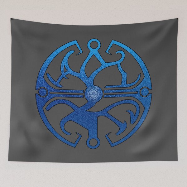 Item preview, DFC/TLJ Balance Symbol (Blue Glass & Black) designed and sold by Visual Resolutions.
