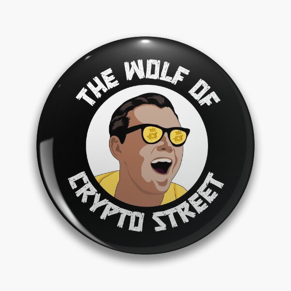 Item preview, The Wolf Of Crypto Street, Bitcoin, Leonardo dicaprio Vector Portrait - Cryptocurrency Bitcoin T-Shirt design designed and sold by ShaykhUmer.