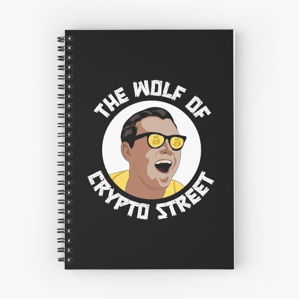 Item preview, The Wolf Of Crypto Street, Bitcoin, Leonardo dicaprio Vector Portrait - Cryptocurrency Bitcoin T-Shirt design designed and sold by ShaykhUmer.