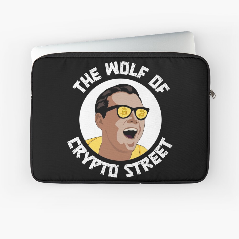 The Wolf Of Crypto Street, Bitcoin, Leonardo dicaprio Vector Portrait -  Cryptocurrency Bitcoin T-Shirt design