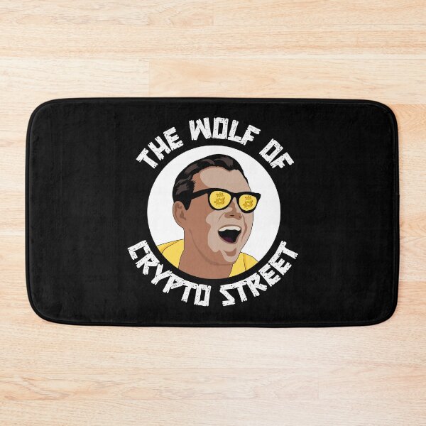 Item preview, The Wolf Of Crypto Street, Bitcoin, Leonardo dicaprio Vector Portrait - Cryptocurrency Bitcoin T-Shirt design designed and sold by ShaykhUmer.