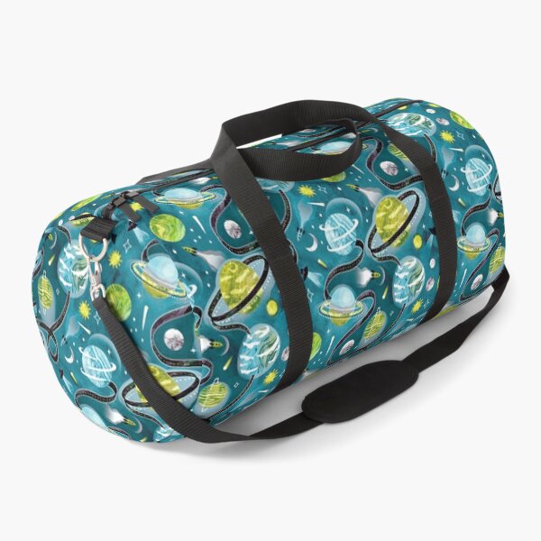 Item preview, Highway to Intergalactic Alien Adventures - Green & Teal designed and sold by TigaTiga.