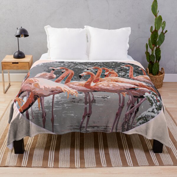 Artikelvorschau, Vintage rosa Flamingos entworfen und verkauft von Astralia.