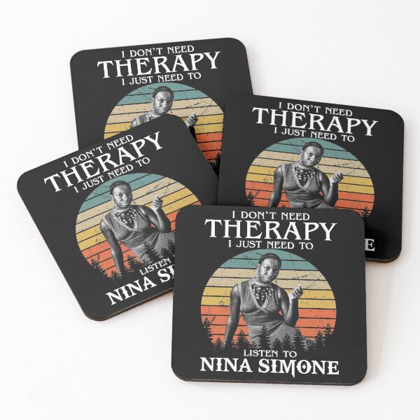 Item preview, I Don't Need Therapy I Just Need To Listen To Nina Simone designed and sold by hallholly.