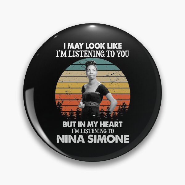 Item preview, I May Look Like I'm Listening To You Nina Simone Vintage designed and sold by hallholly.