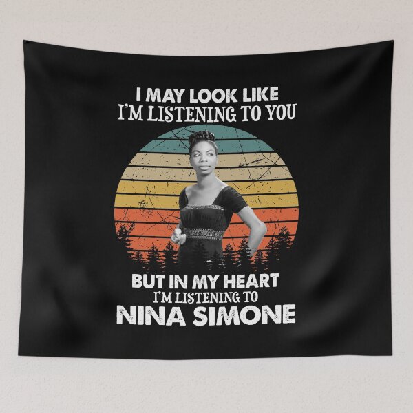 Item preview, I May Look Like I'm Listening To You Nina Simone Vintage designed and sold by hallholly.