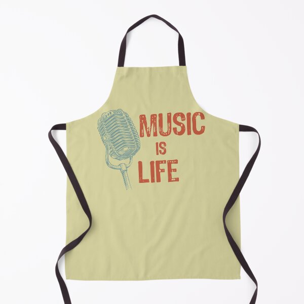 Item preview, Music Is Life Quote With Mic designed and sold by Primroaddesigns.