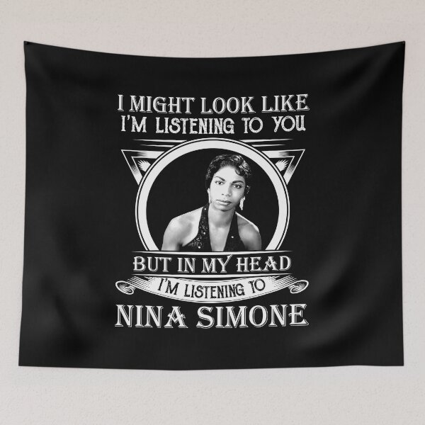 Item preview, I May Look Like I'm Listening To You Nina Simone designed and sold by hallholly.