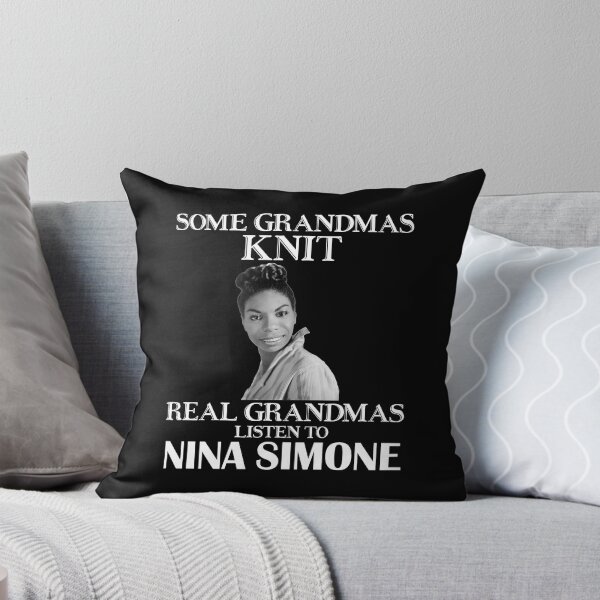 Item preview, Some Grandmas Knit Real Grandmas Listen to Nina Simone designed and sold by hallholly.