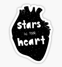 stars in your heart Sticker